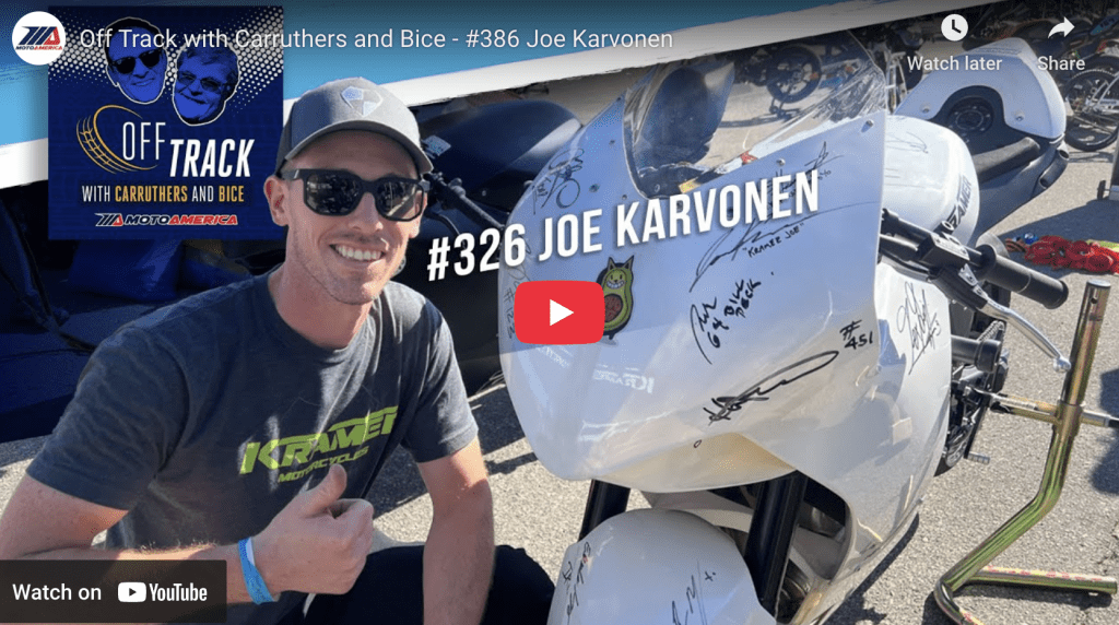 Read more about the article Off Track With Carruthers And Bice: Krämer Motorcycles USA Founder & Owner Joe Karvonen
